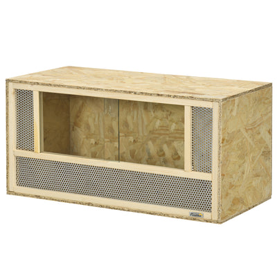 Wooden Reptile Terrarium with Sliding Door for Chameleon, 31.5