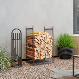 Support à bois de chauffage extérieur 19