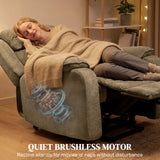 Power Recliner Chair with Massage, 2 Memory Positions