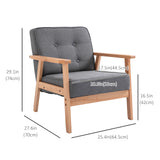 Fauteuil d'appoint du milieu du siècle, moderne, en tissu capitonné, dossier touffeté, siège de salon