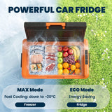 12 Volt Car Refrigerator, 12/24V DC and 100-240V AC, -4-68 ℉