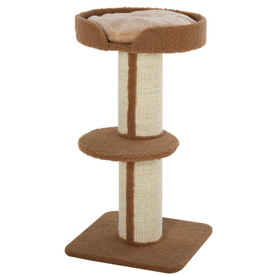 Cat Tree Kitty Tower with Sisal Mat Scratching Post, Cat Bed, 18