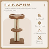 Arbre à chat tour de chat avec tapis sisal poteau à griffer lit pour chat, 18