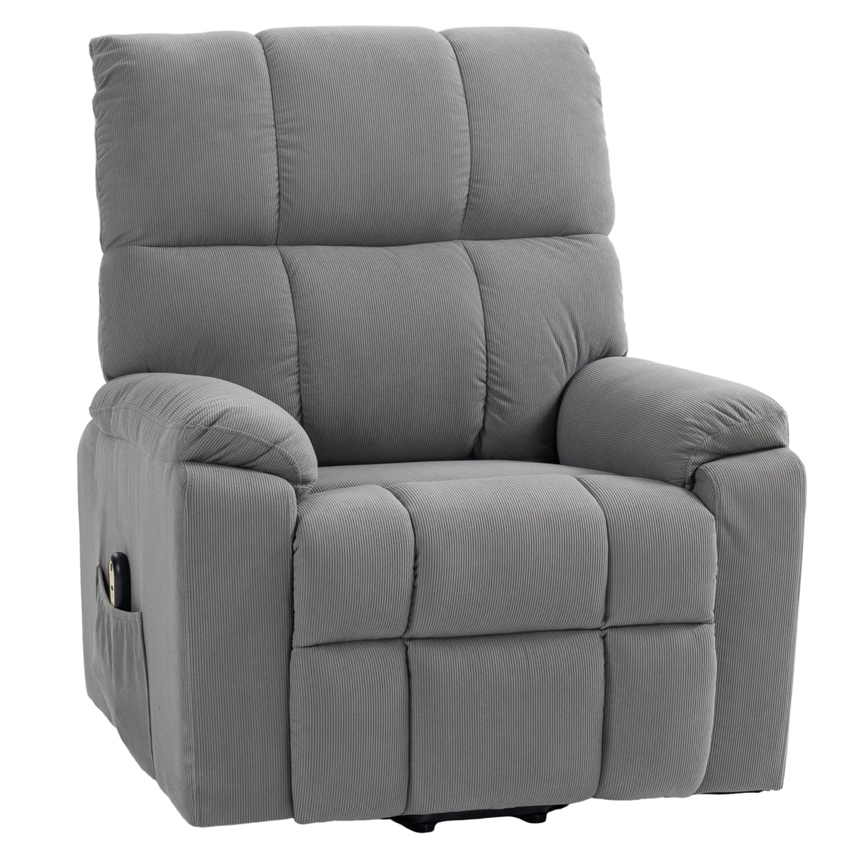 Chaise lève-personne pour aînés, fauteuil inclinable électrique rembourré en microfibre avec télécommande
