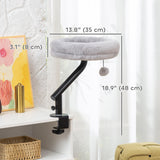Cat Desk Bed 360° Rotatable Adjustable Height for Home Office Work Window