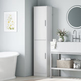 Tall Bathroom Cabinet, Slim 6-Tier Bathroom Floor Cabinet with 2 Doors and 4 Adjustable Shelves
