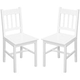 Dining Chairs Set of 2, Pine Wood Structure for Living Room and Dining Room
