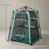Cat Tent, 3-Tier Portable Pet Tent for Indoor Outdoor, Breathable Mesh