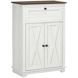 Farmhouse Sideboard Storage Cabinet with Doors and Drawer for Kitchen