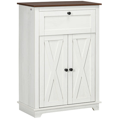 Farmhouse Sideboard Storage Cabinet with Doors and Drawer for Kitchen