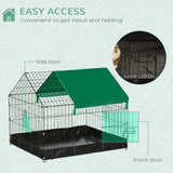 Cage métallique d'extérieur pour petits animaux pour lapins et chats