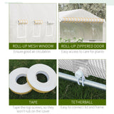 20x10x7ft Heavy Duty Tunnel Walk-in Greenhouse Outdoor Backyard Seed Plant Vegetables Grow Warm House