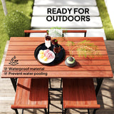 5 Piece Patio Bar Set with 47