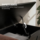 39.4 Inches Storage Chest, Storage Trunk with 2 Safety Hinges for Living Room