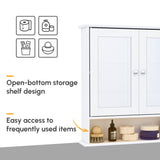 Medicine Cabinet, Open Shelf, and Adjustable Shelf