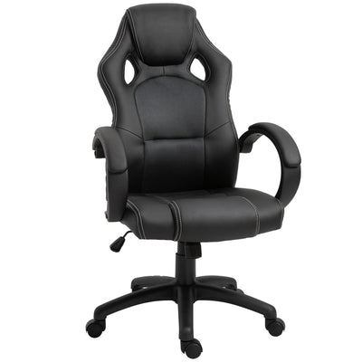 Racing Gaming Chair Office Chair Computer Desk Gamer Chair with Swivel Wheels, Padded Headrest, Tilt Function