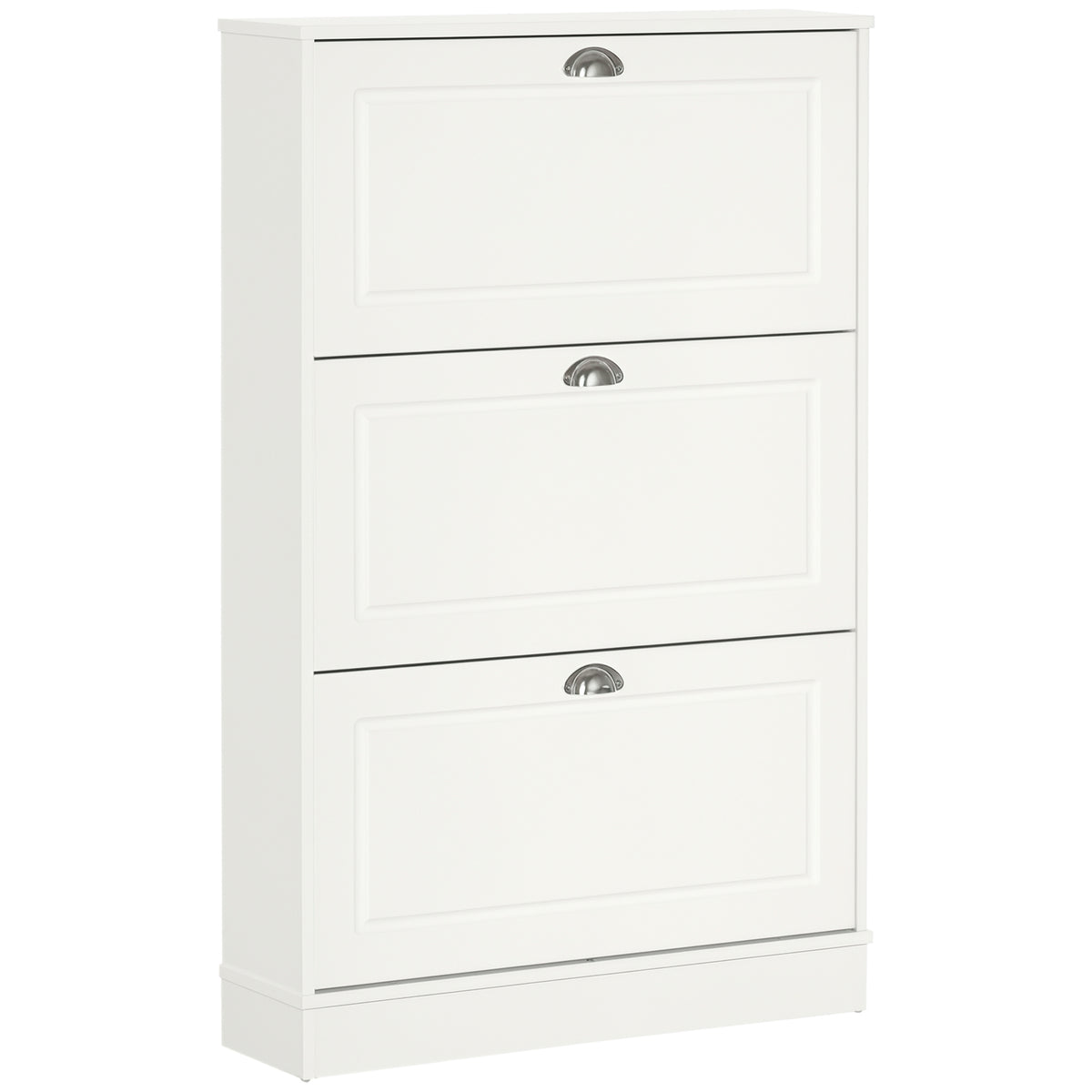Shoe Cabinet with 3 Flip Drawers, Narrow Shoe Storage Cabinet, Holds 12 Pairs for Entryway
