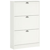 Shoe Cabinet with 3 Flip Drawers, Narrow Shoe Storage Cabinet, Holds 12 Pairs for Entryway