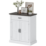 Buffet Bahut, Meuble de Rangement Moderne avec 2 Portes et Tablette Ajustable