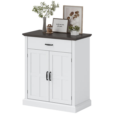Buffet Bahut, Meuble de Rangement Moderne avec 2 Portes et Tablette Ajustable