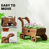 Wagon Flower Planter Cart with Wheels