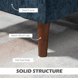 L Shape Sofa, Wooden Legs, Corner Sofa for Living Room