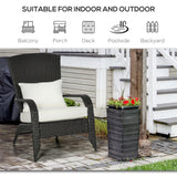 Patio Wicker Adirondack Chair
