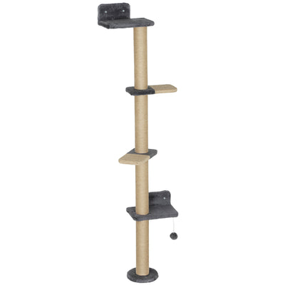 Cat Wall Shelves, Cat Wall Furniture with 4 Platforms