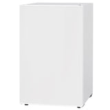 4.5 Cu Ft Mini Fridge with Freezer, Wheels, Adjustable Thermostat