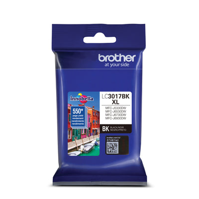Brother LC3017BKS Innobella Black Ink Cartridge, High Yield