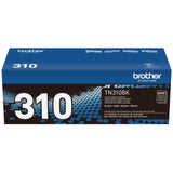 Brother TN310BK Black Toner Cartridge, Standard Yield