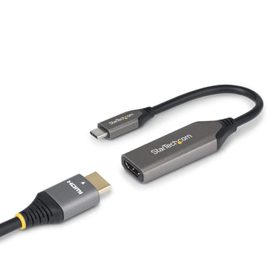 StarTech.com USB-C to HDMI Adapter, 8K 60Hz / 4K 120Hz, Thunderbolt /