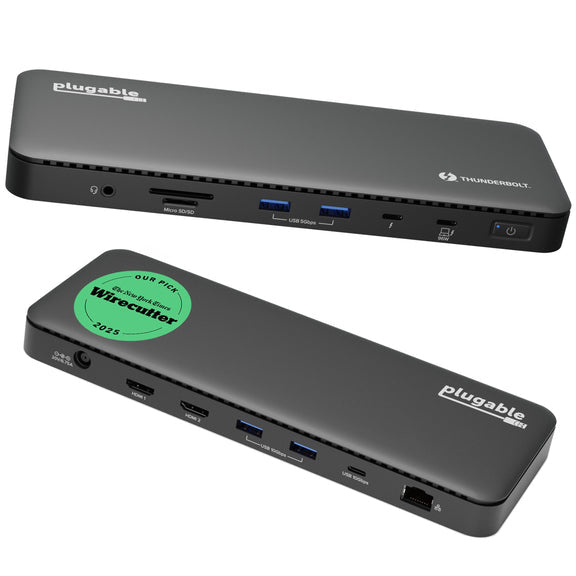 Plugable Technologies TBT4-UD5 Station d'accueil Thunderbolt 4 avec double HDMI 4K