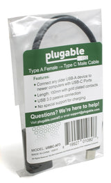 USB Adapter USB-C to USB-A 6IN (15CM)