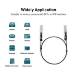 TP-Link Omada câble SFP+ Direct Attach 1M pour connexions 10 Gigabit