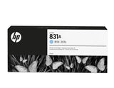HP 831A 775-ml Cyan Latex Ink Cartridge