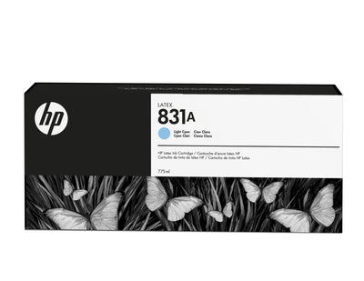 HP 831A 775-ml Cyan Latex Ink Cartridge