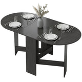 Table à manger ovale pliante