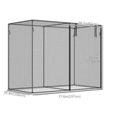 Cage de culture 6,5 x 3,3pi, sac de rangement et piquets au sol