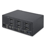 Commutateur KVM StarTech.com DisplayPort Dual-Monitor 2 ports, 8K 60 Hz / 4K