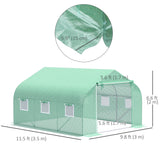 Outdoor Greenhouse Walk-In Greenhouse Portable Greenhouse Canada Garden Plant Flower Seed Greenhouse W/ Premium Steel Frame
