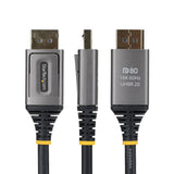 StarTech.com 50cm DisplayPort 2.1 Cable, VESA Certified DP80 DisplayPo