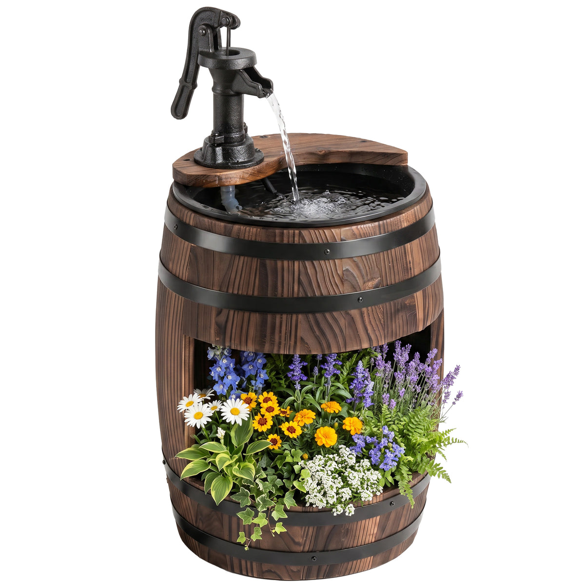 Wooden Outdoor Fountain