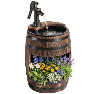 Wooden Outdoor Fountain