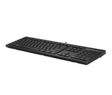 Clavier filaire HP 125 – USB noir pleine taille