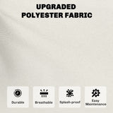 Patio Furniture Cushions Water-Repellent Outdoor Loveseat Cushion Removable Covers 23.6
