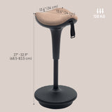 Swivel Standing Desk Chair, Adjustable Active Ergonomic Standing Stool