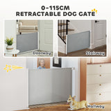 Retractable Pet Safety Barrier Gate