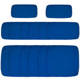 Outdoor 14pc Patio Rattan Sofa Set Cushion Polyester Cover Replacement Set - No Cushion Included