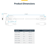 Câble de recharge USB-C StarTech.com 15ft (4,5m), recharge et synchronisation, 60W (3A)